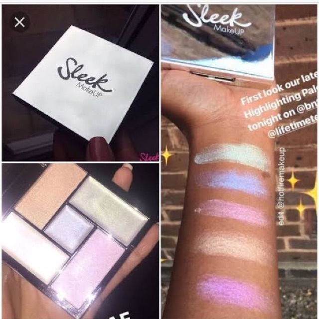 sleek distorted dreams highlighting palette