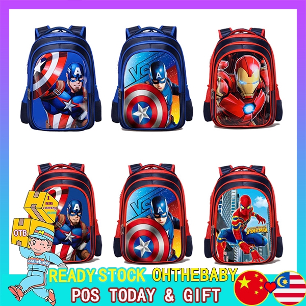 spiderman bag school