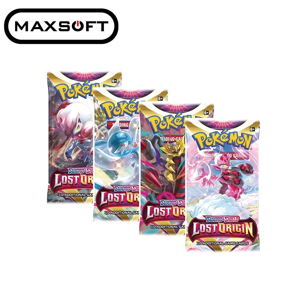Pokemon TCG: Sword & Shield—Lost Origin Booster Pack (Set of 4Packs ...