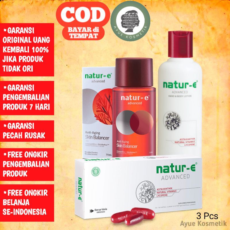 Natur E Advanced 3pcs Handbody Skin Balancer Capsules 16 Vitamin Nature E Advance A02 Anti Aging Shopee Philippines