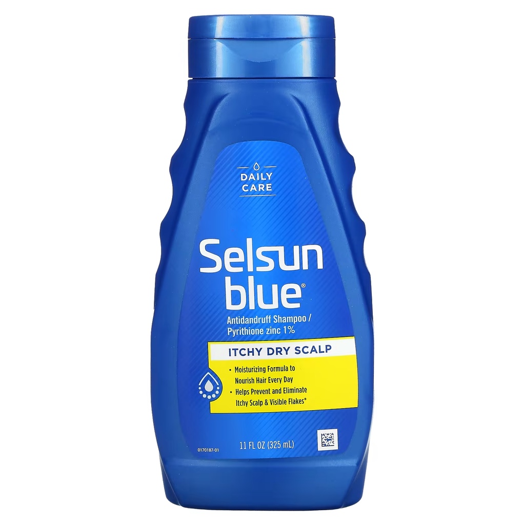 Selsun Blue, Antidandruff Shampoo, Itchy Dry Scalp, 11 fl oz (325 ml ...