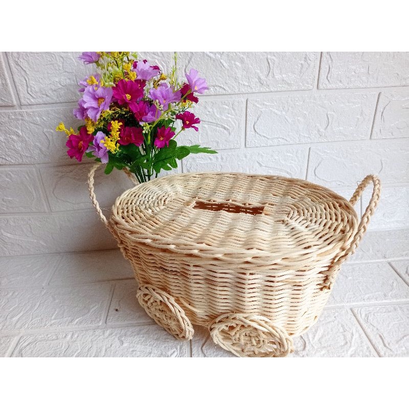 Rattan tissue Holder Train Shopee Philippines