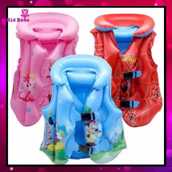 UNIQUE KIDZONE Cute Cartoons Character Toddlers Kids Swimming Vest ...