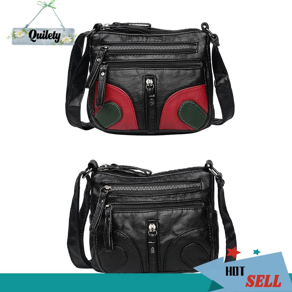 ladies black messenger bag