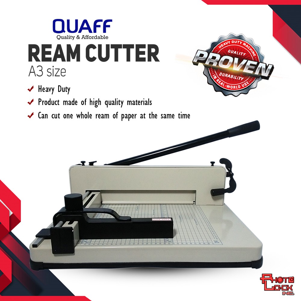 QUAFF Ream Cutter A3 Heavy duty Shopee Philippines