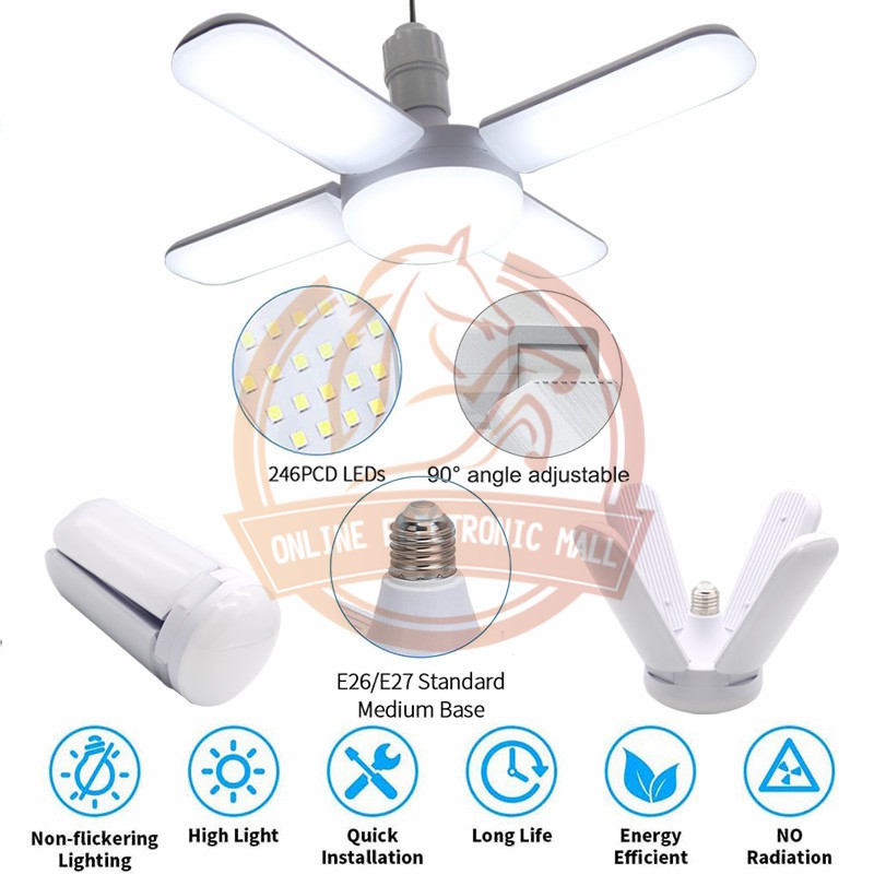 BZ Low power consumption ceiling LED bulb fan blade 80W (factory direct ...