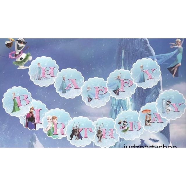 Frozen Happy Birthday Banner Shopee Philippines