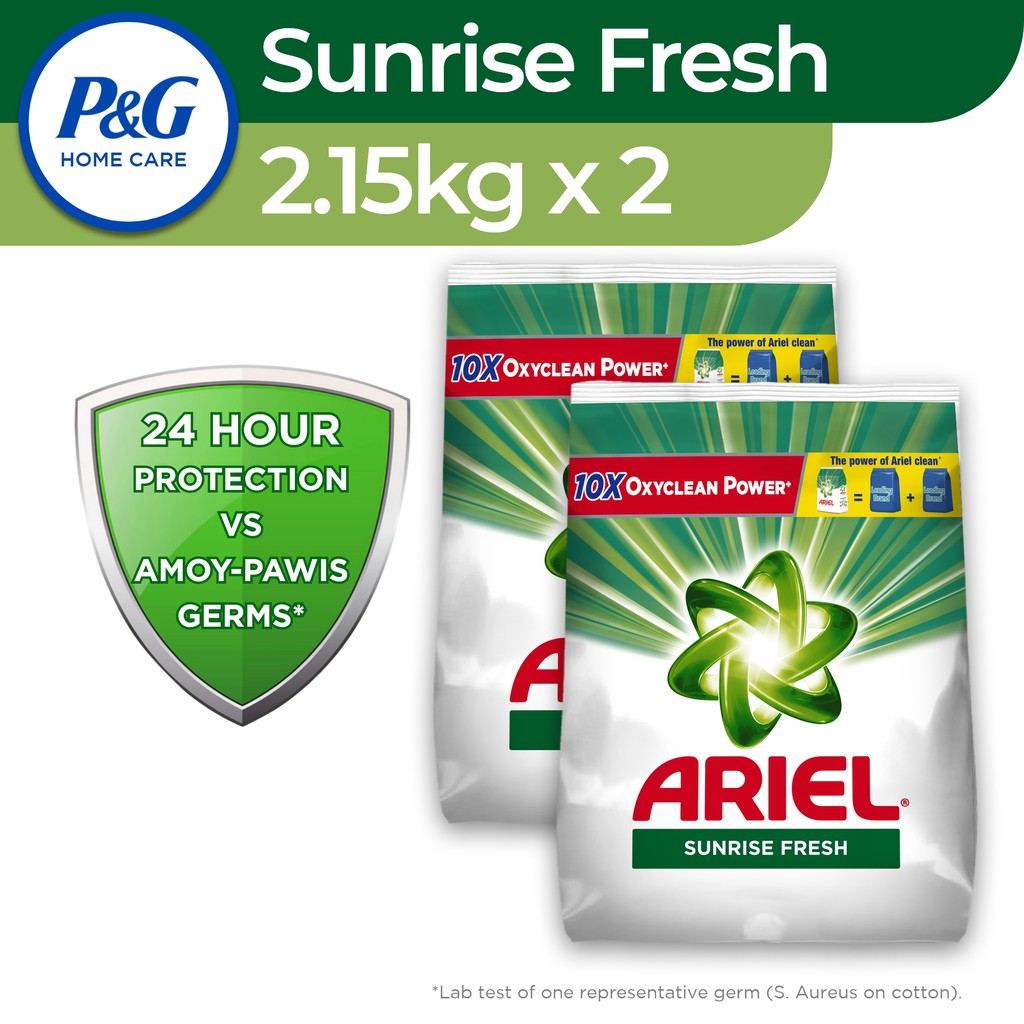 [BUNDLE] Ariel Powder Detergent Sunrise Fresh 2.15kg x 2 (Laundry