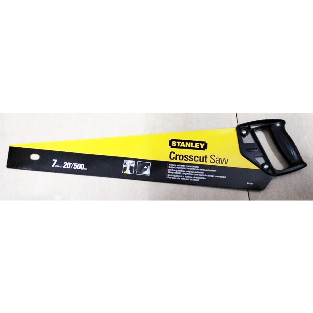 ORIGINAL STANLEY HAND SAW BLADE 20 INCHES PART NO. 20081 ( 7 POINTS 20