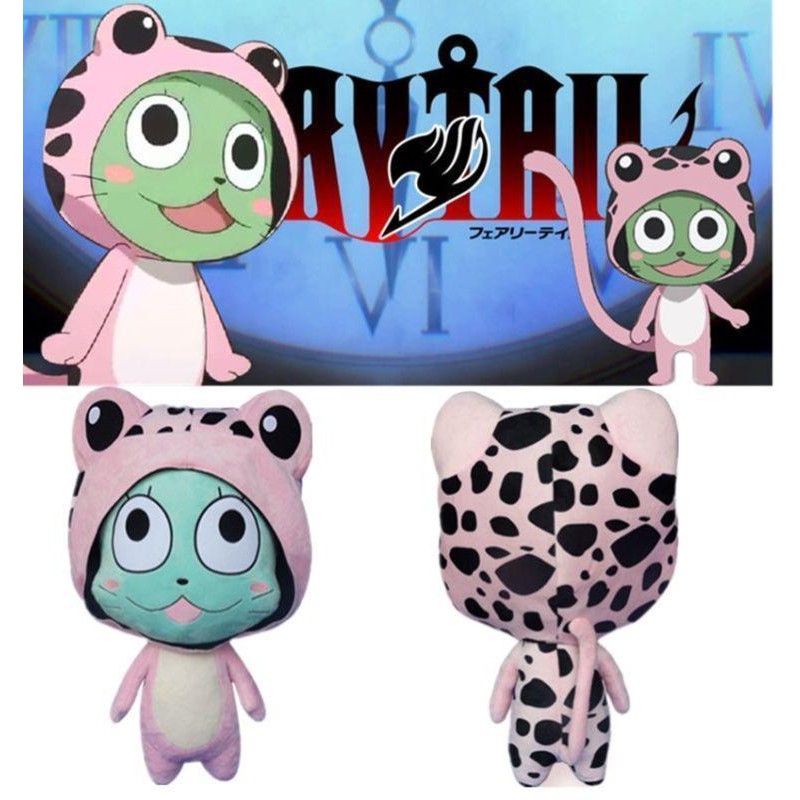 58cm Fairy Tail Frosch Forasi Doll Cute Stuffed Cat Throw Pillow Plush Toy Kid S Gift Shopee Philippines