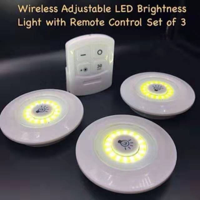led light with remote control set of 3 Emergency light Shopee Philippines