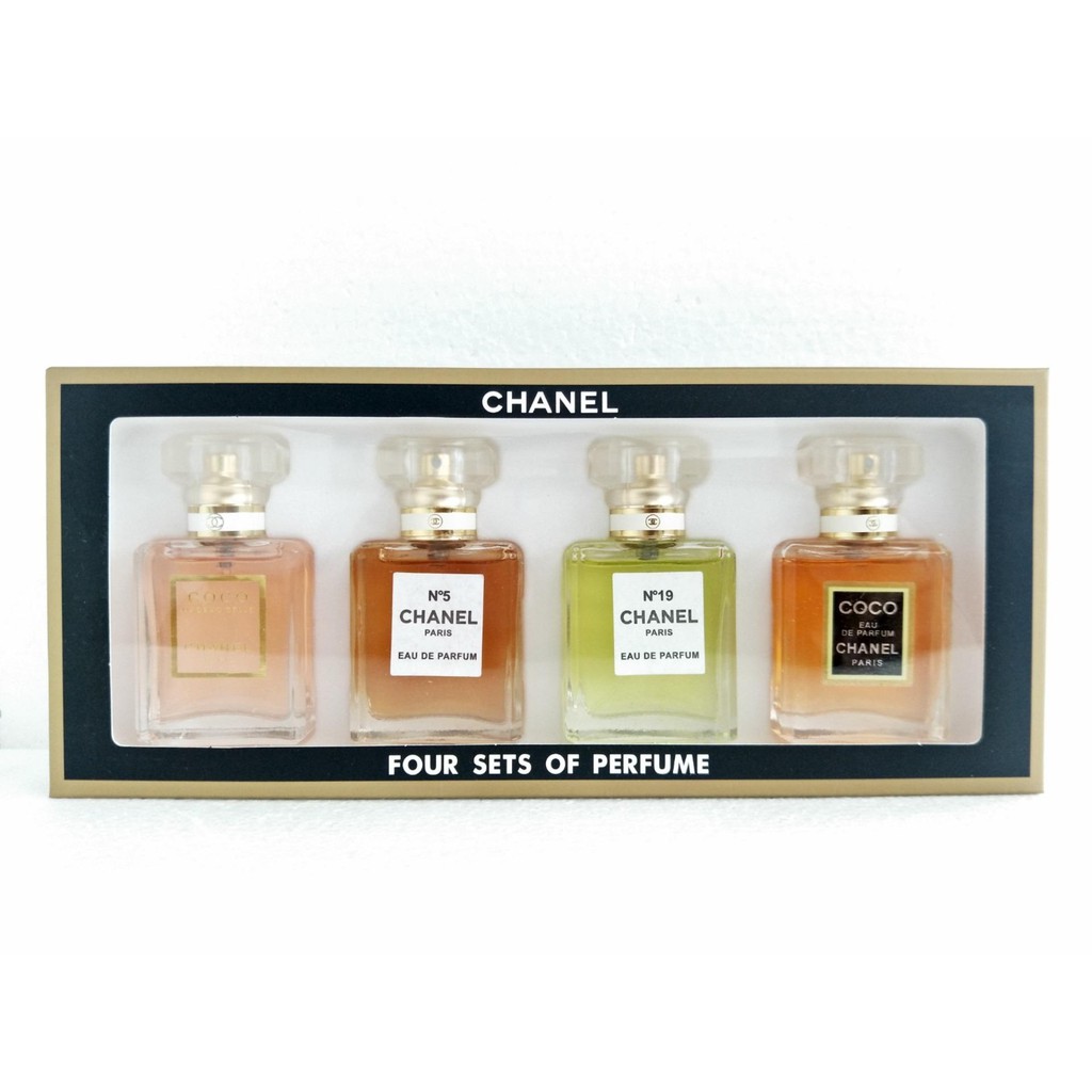 Chanel Perfume Gift Set Coco N 19 5 Mademoiselle For Women Shopee Philippines