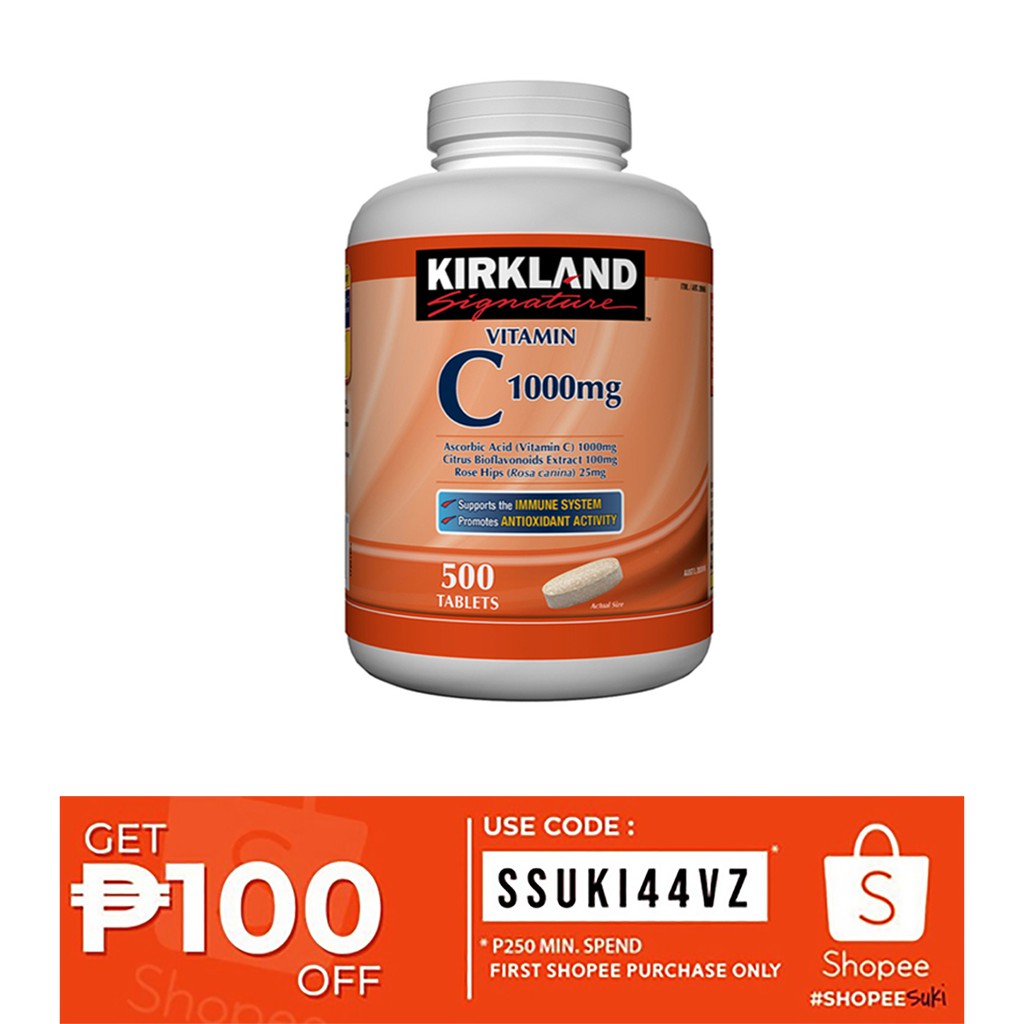 Kirkland C 1000mg 500 Tablets Shopee Philippines