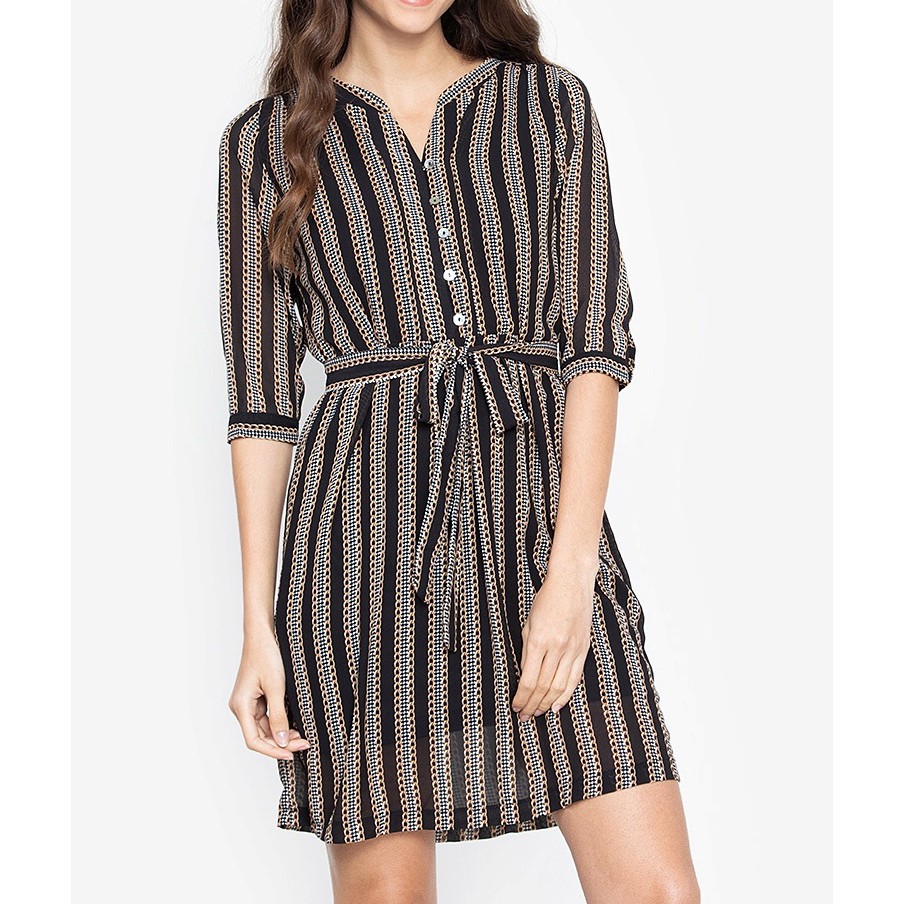 one sleeve shift dress