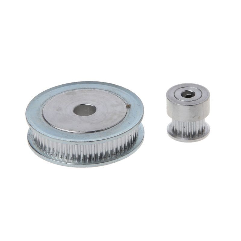 Kit Pulley GT2 Timing Belt Accessories Closed-Loop 200mm 20 Teeth & 60 Teeth Set 