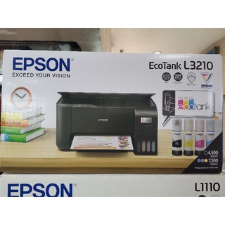 Epson EcoTank L3210 3-in-1 Ink Tank Printer (with set of inks) | Shopee