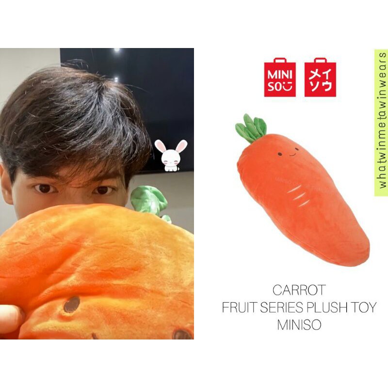 miniso carrot pillow