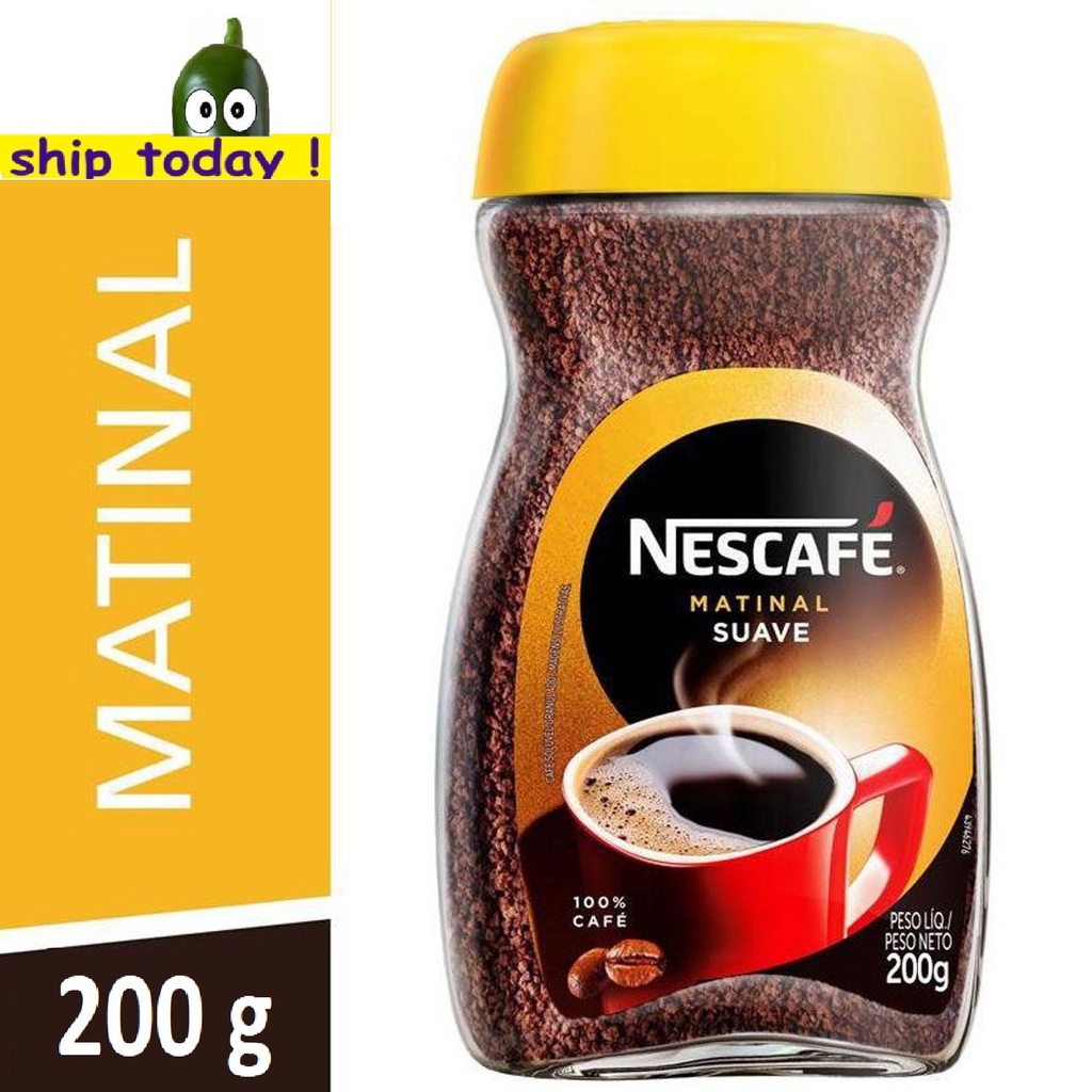 Nescafe Matinal Suave Brazilian Instant Coffee 7oz / 200g Extraforte