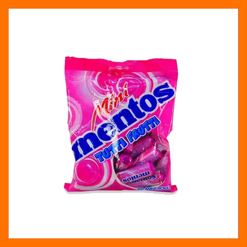 Mentos Mini Rolls Tutti Frutti 2 Pack (20's per pack) | Shopee Philippines