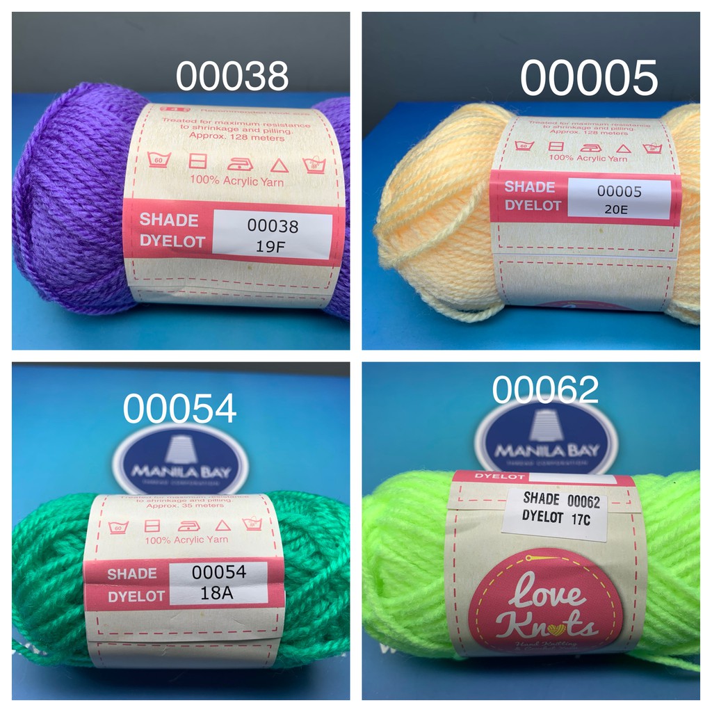 Love Knots Acrylic Yarn 50 grams (N891A/008) Shopee Philippines