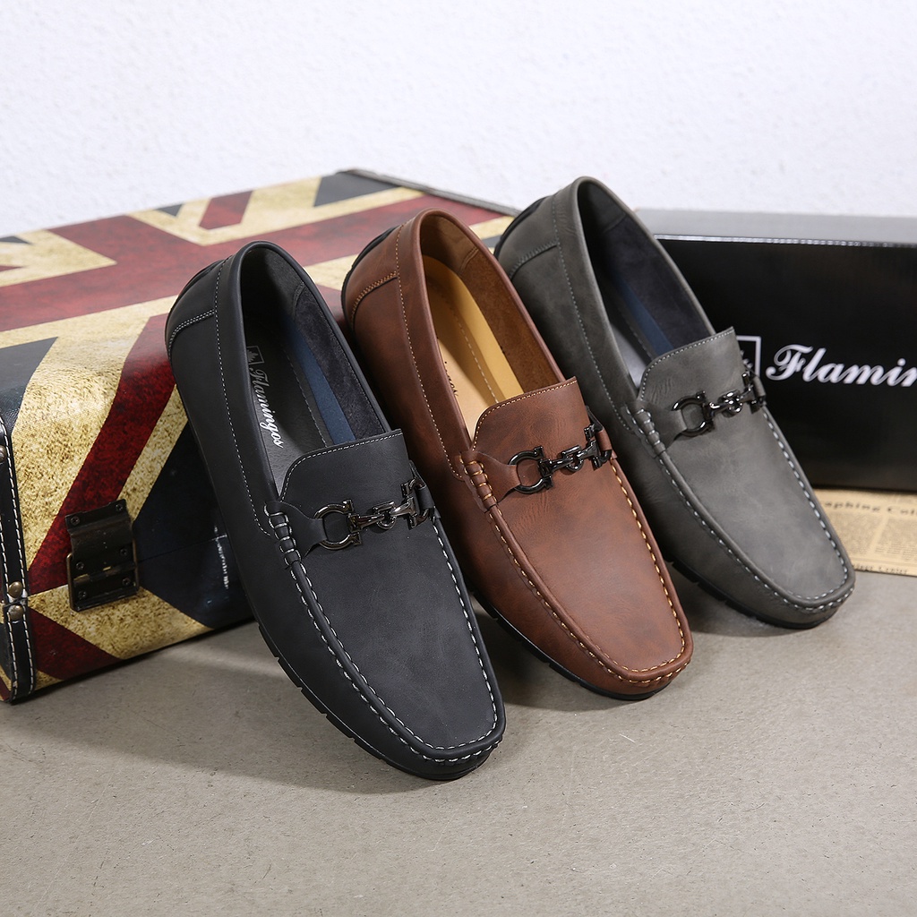 Men's casual slip on fashion Doudou shoes WP-608 | Shopee Philippines