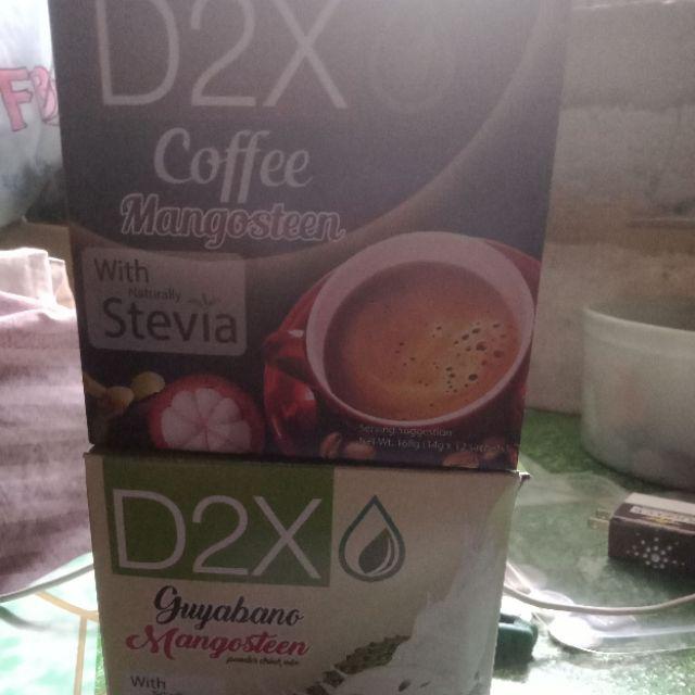D2X Stevia Coffee Mangosteen Guyabano Mangosteen Bundle Shopee