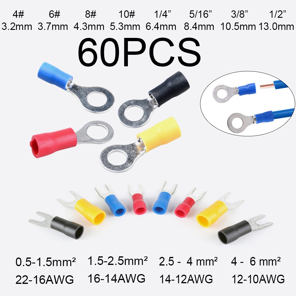 4 Gauge Ring Terminal Connectors