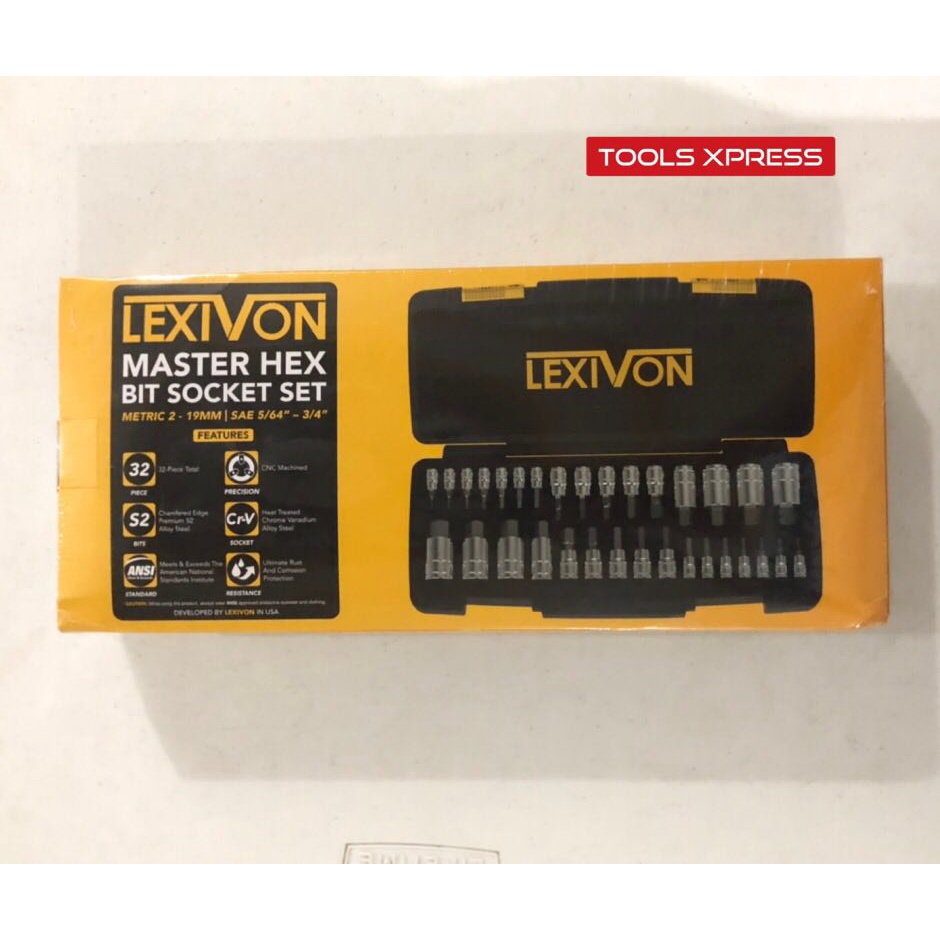 LEXIVON Master HEX Bit Socket Set 32piece set Shopee Philippines