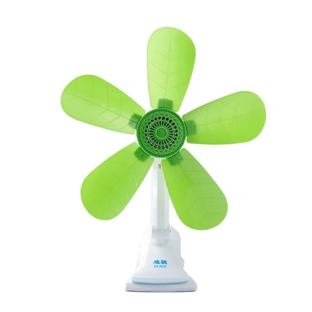 K.C 5 Leafs Fan Home Electric Fan W/ Clip, Clover Fan Anti-Heat ...