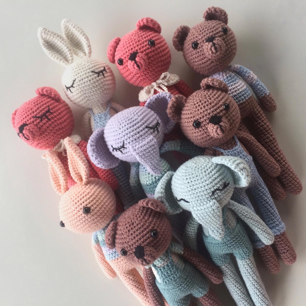 Amigurumi Animals Crochet Dolls Shopee Philippines