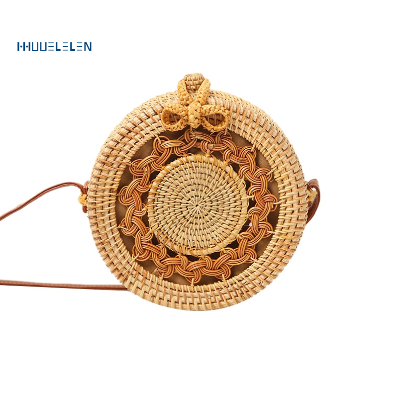 rattan crossbody bag