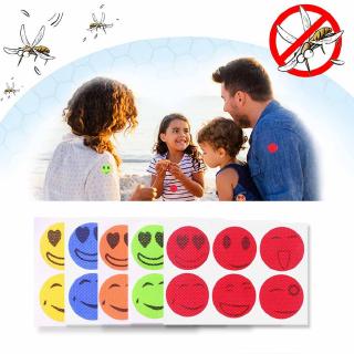 72x Cartoon Mosquito Repellent Stickers Summer Outdoor for Adults and children