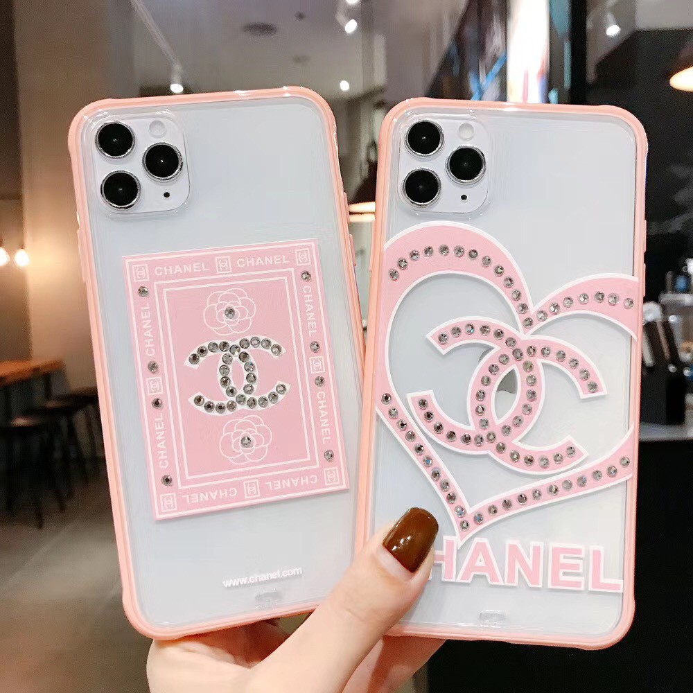 Chanel Love Iphone 11 Pro Max Xr Xs I 7 8 Plus Shiny Tpu Transparent Case Shopee Philippines