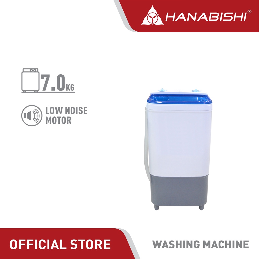 Hanabishi Heavy Duty Single Tub Washing Machine Hwm 170 7kg 