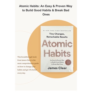 Atomic Habits By James Clear An Easy & Proven Way Self-management Self-improvement Adult Reading Book