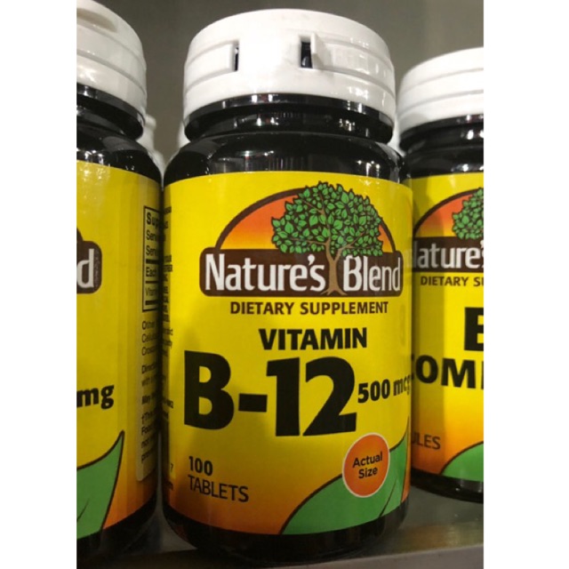 Vitamin B12 500mcg 100tabs | Shopee Philippines