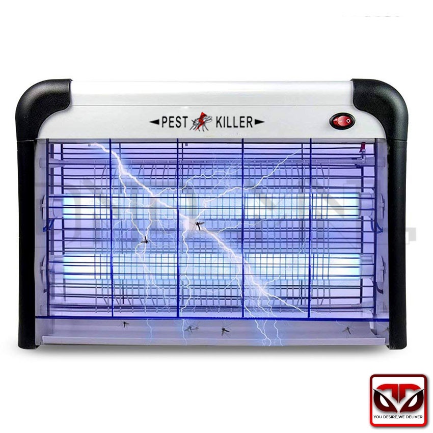 D&D Electric Pest Insect Killer Lamp with Double UV Lamps (12W ...