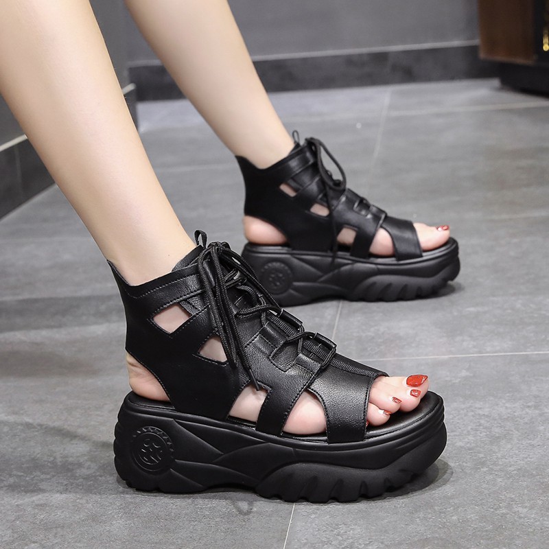 high top platform sandals