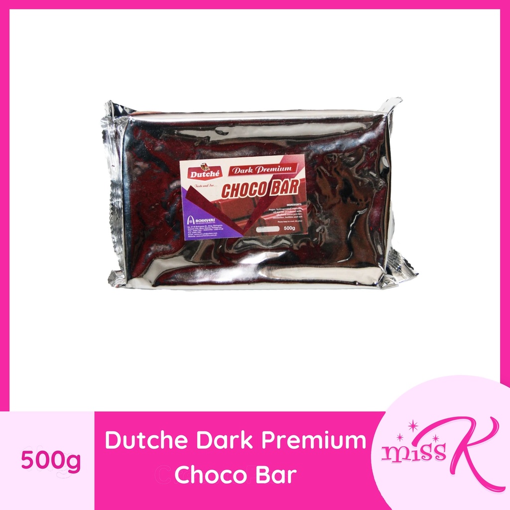 Dutche Choco Bar Chocolate Baking Bar 500g Shopee Philippines