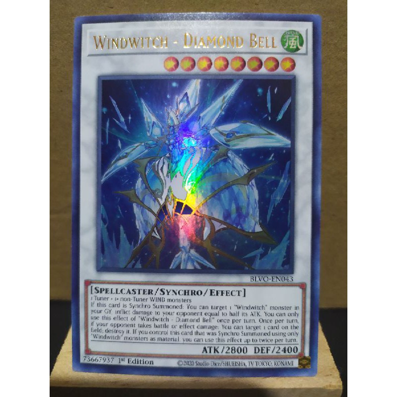 Diamond Bell Yu-Gi-Oh! Ultra Rare BLVO-EN043-1ed Windwitch 