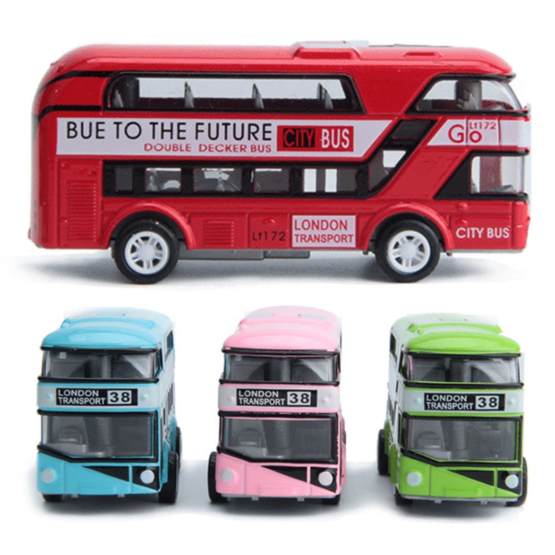 ♥WARM♥ 1:43 Car Model Double-decker London Bus Alloy Diecast Vehicle ...