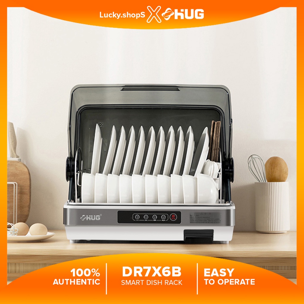 Dish Drying Sterilizer Rack with UltraViolet Light Disinfectant