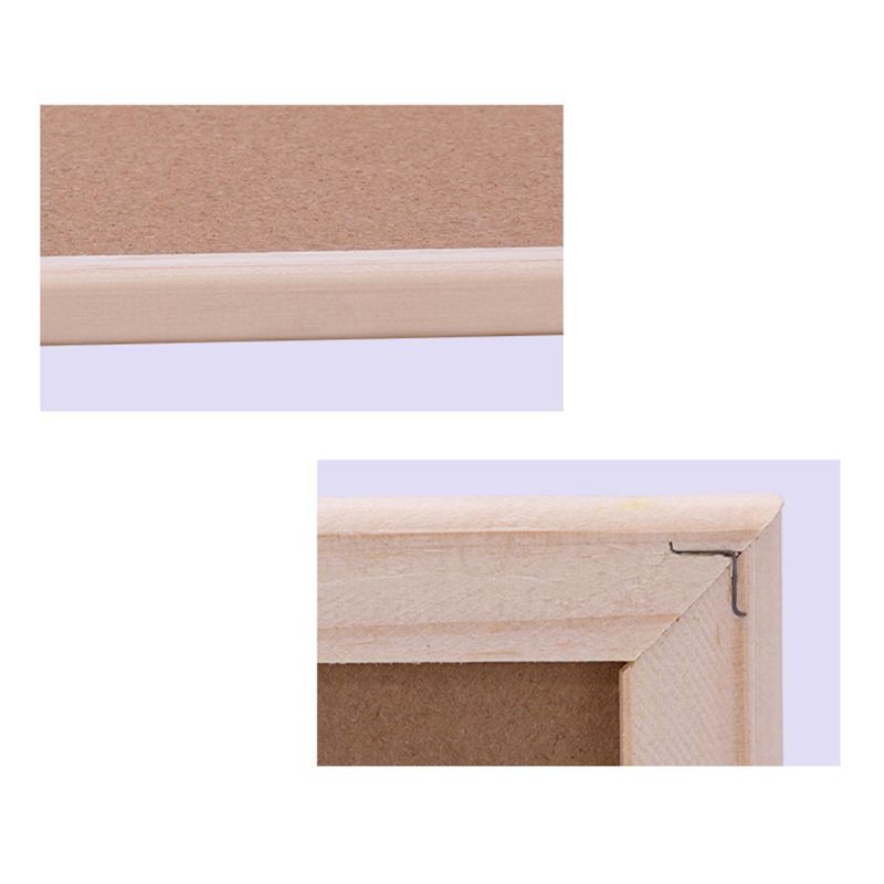 40x60cm Cork Board Drawing Board Pine Wood Frame White Boards Home Office Decor 