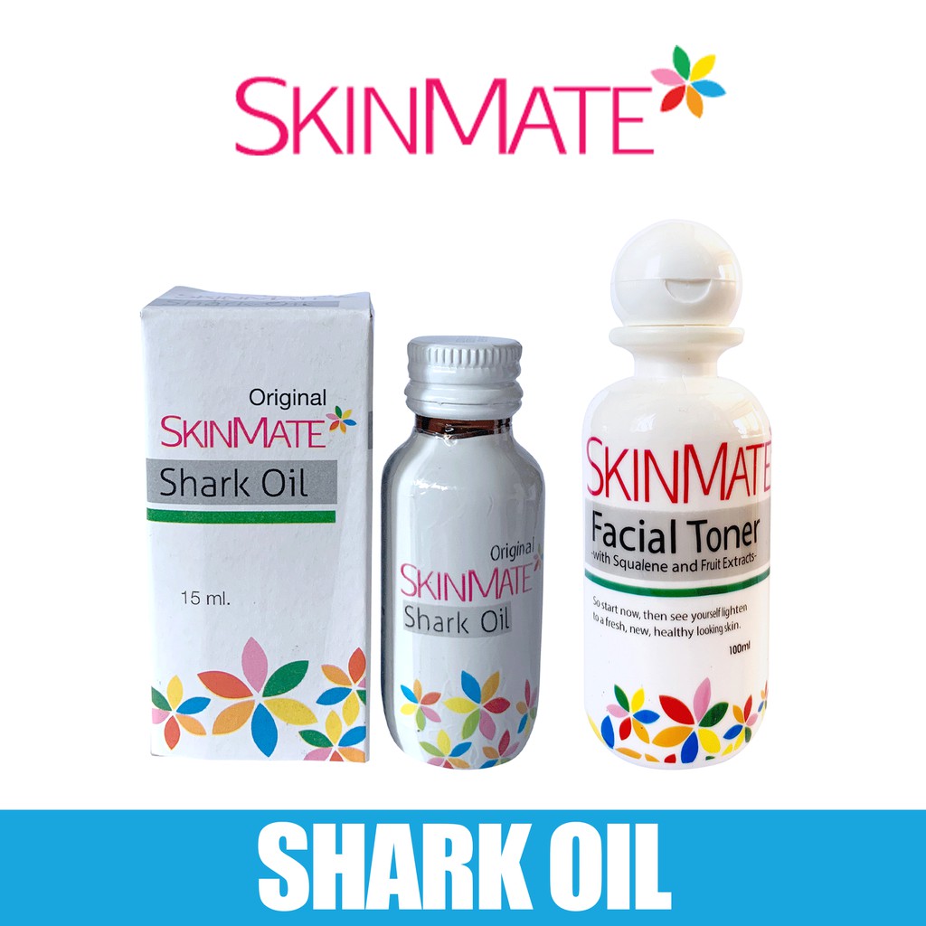 SKINMATE Shark Oil 15ml and Toner 100ml Shopee Philippines