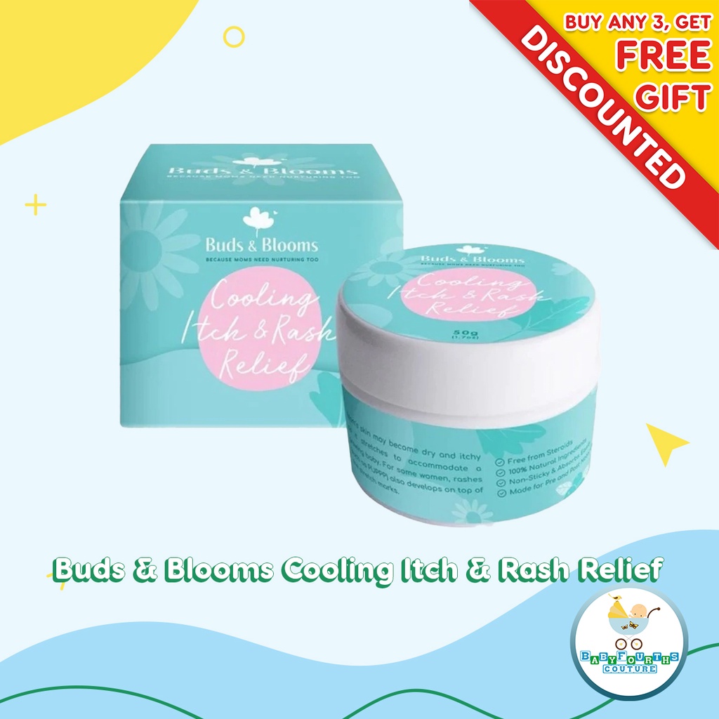 BFCM Buds and Blooms Mommy Cooling Itch and Rash Relief 50g | Shopee ...