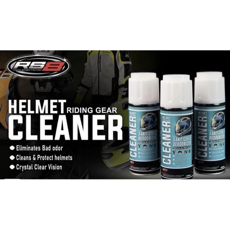 RS8 Helmet Disinfecting Foam Sanitizer Disinfectant spray Shopee