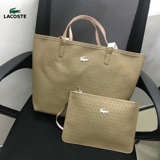 lacoste reversible tote bag