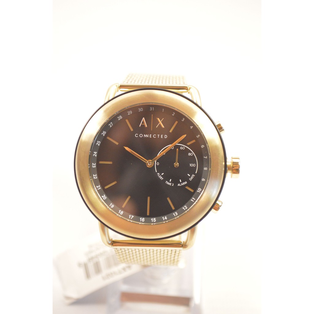 armani exchange gold smartwatch