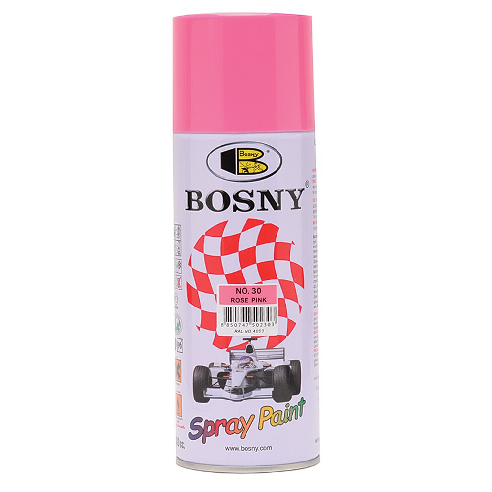 Bosny Acrylic Spray Paint No. 30 Rose Pink Shopee Philippines