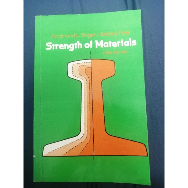 Strength of materials 3rd edition by Ferdinand singer Shopee Philippines
